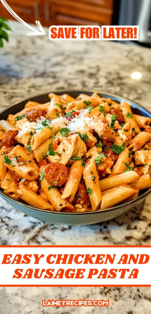 Easy Chicken And Sausage Pasta