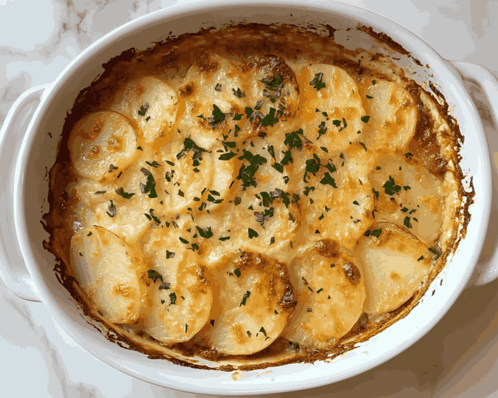 Slow Cooker Scalloped Potatoes