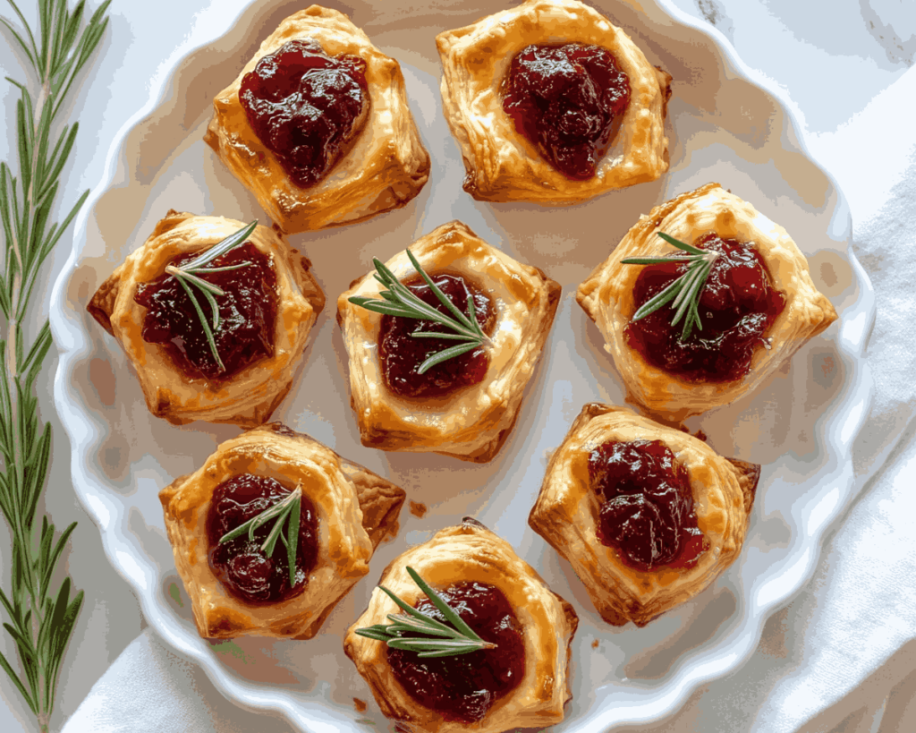 Cranberry Brie Bites