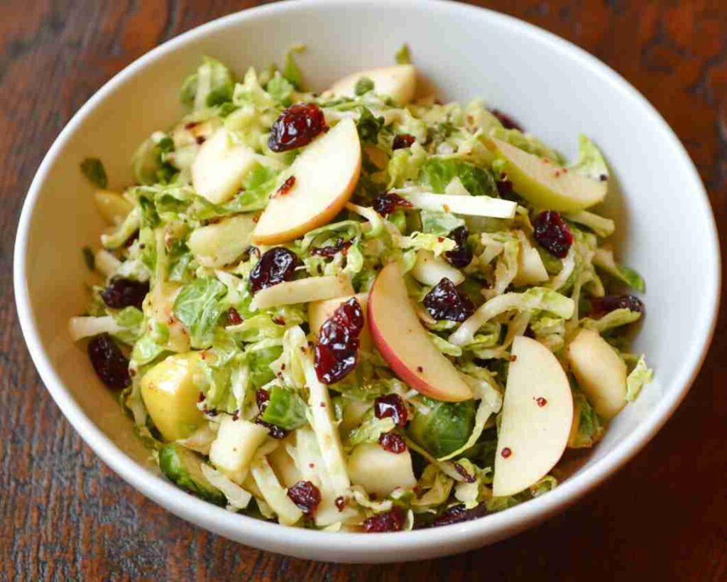 Brussels Sprout and Apple Slaw