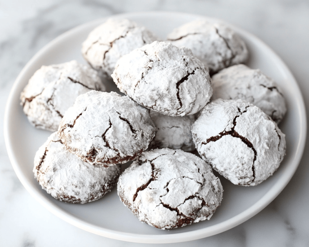 Chocolate Crinkle Cookies