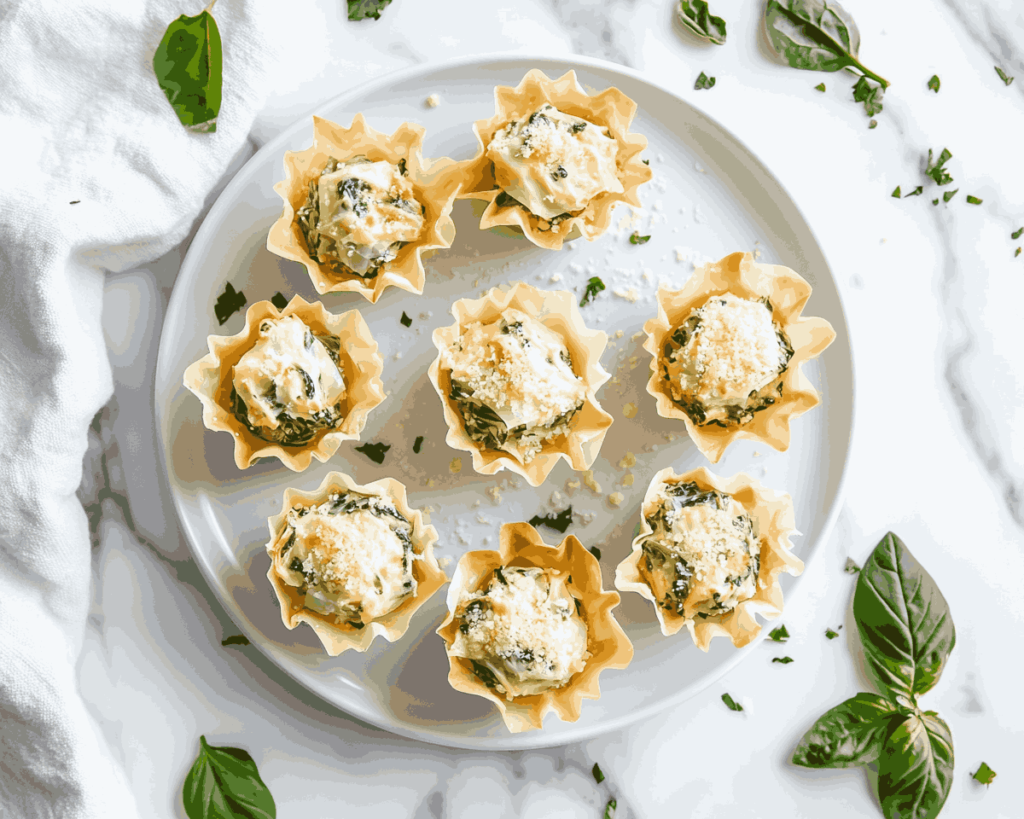 Spinach Artichoke Dip Bites