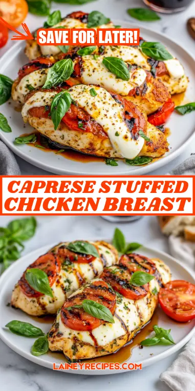 Caprese Stuffed Chicken Breast Recipe