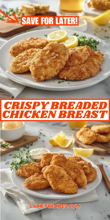 Crispy Breaded Chicken Breast Recipe