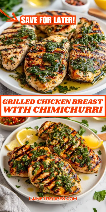 Grilled Chicken Breast with Chimichurri Recipe