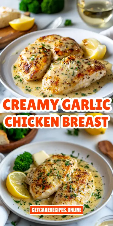 The Best Creamy Garlic Chicken Breast Recipe