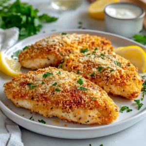 Baked Parmesan Crusted Chicken Breast