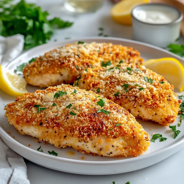 Baked Parmesan Crusted Chicken Breast