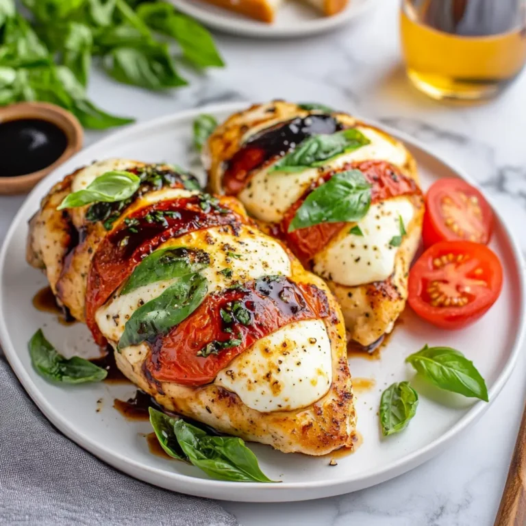 Caprese Stuffed Chicken Breast