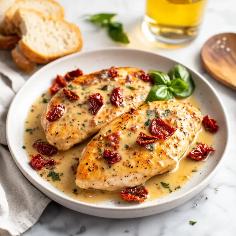 Chicken Breast with Sun-Dried Tomatoes Recipe