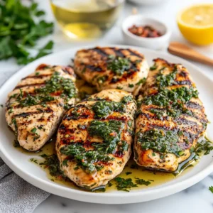 Grilled Chicken Breast with Chimichurri Recipe