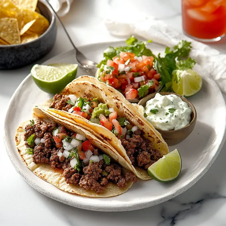 Ground Beef Tacos Recipe
