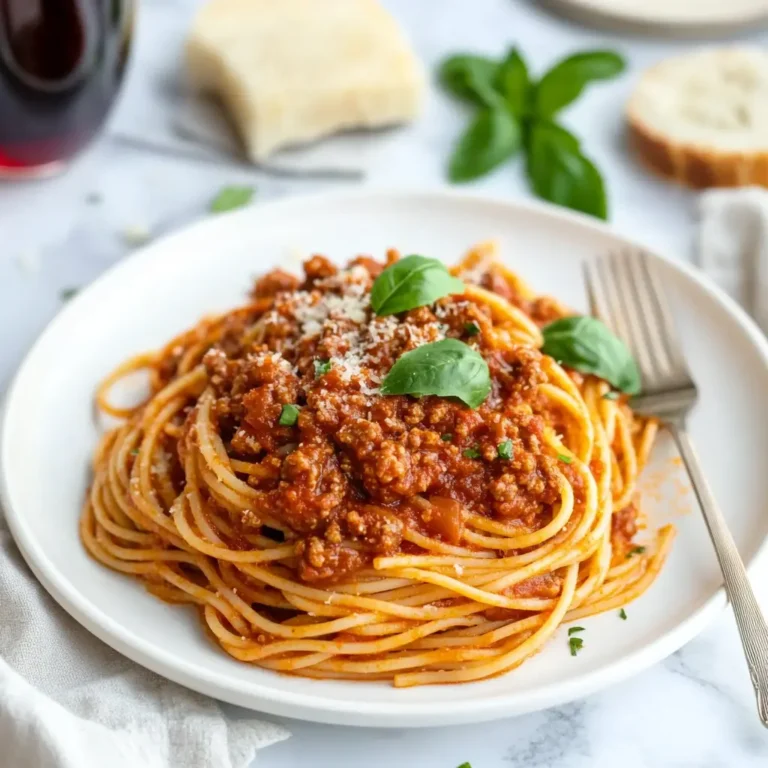 Spaghetti with Meat Sauce Recipe