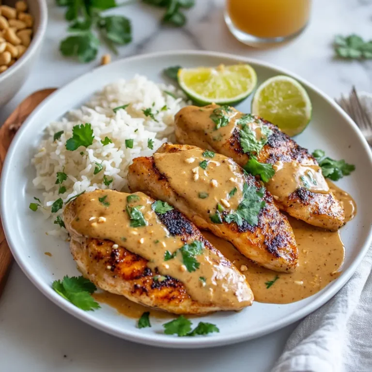 Thai Peanut Chicken Breast Recipe