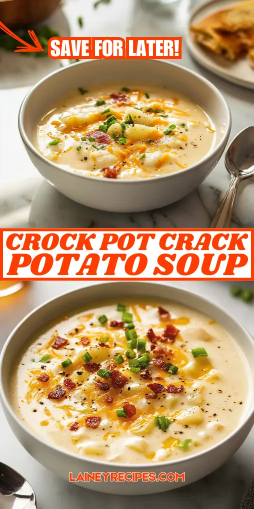 Crock Pot Crack Potato Soup Recipe