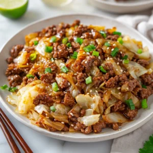 Easy Beef and Cabbage Stir Fry Recipe