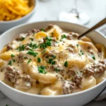 Creamy Beef and Shells Recipe