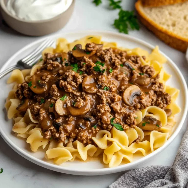 Easy Ground Beef Stroganoff Recipe
