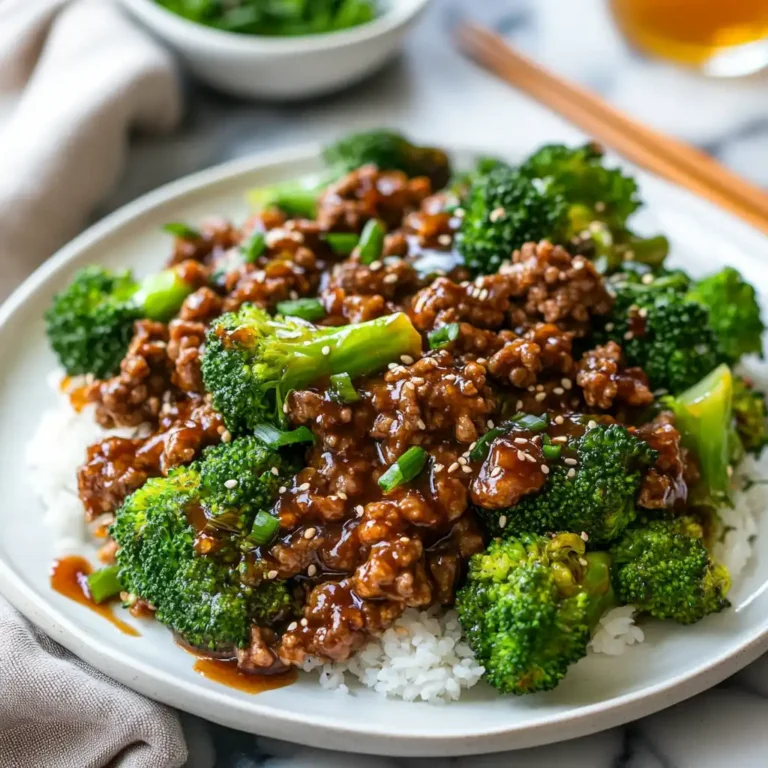 Ground Beef And Broccoli Recipe
