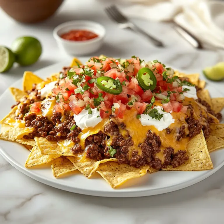Easy Ground Beef Nachos Recipe