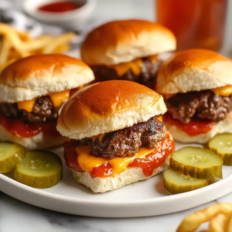 Easy Mini Beef Sliders Recipe