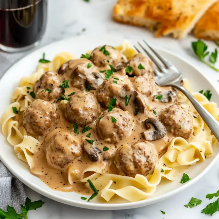 Quick Meatball Stroganoff Recipe