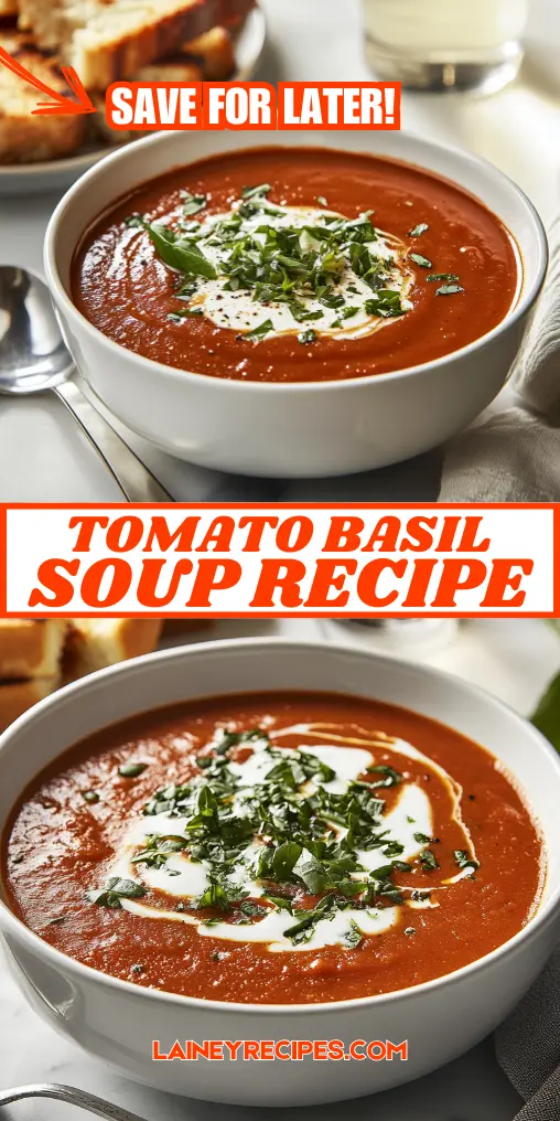 Tomato Basil Soup Recipe