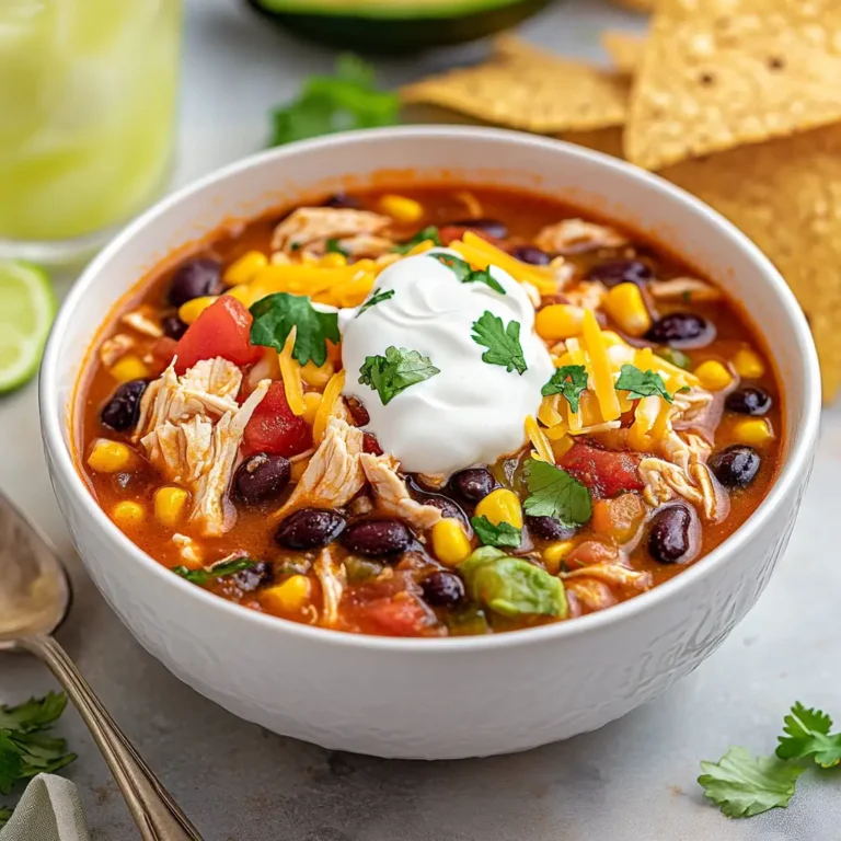 Chicken Taco Soup Recipe