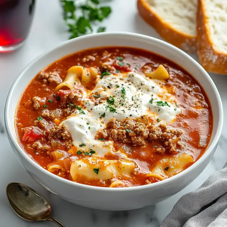 Lasagna Soup Recipe