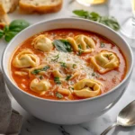 Easy Tomato Tortellini Soup Recipe