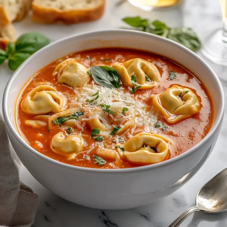 Easy Tomato Tortellini Soup Recipe