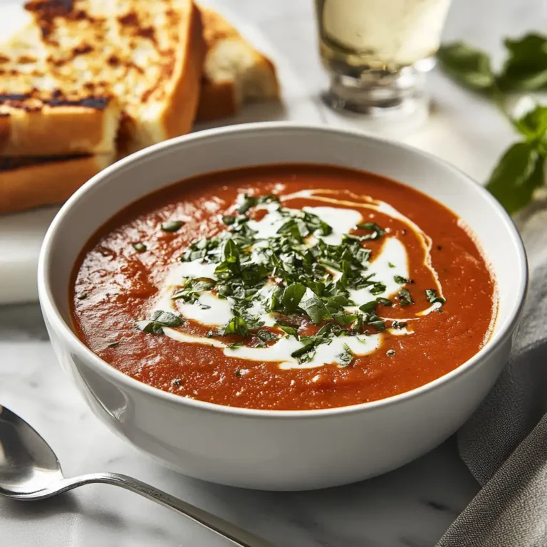 Tomato Basil Soup Recipe